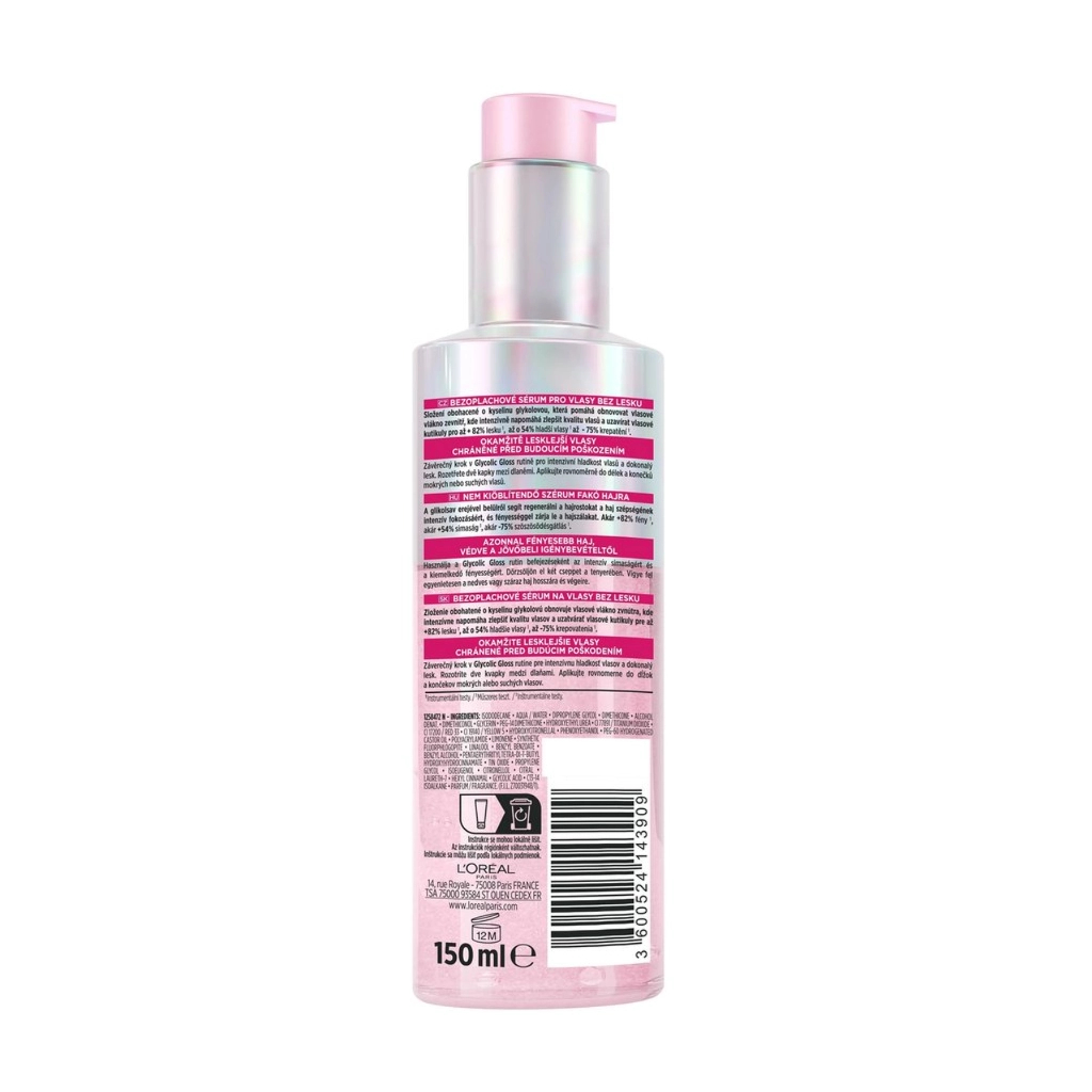 Сироватка для волосся Elseve Glycolic Gloss 150 мл (3600524143909)