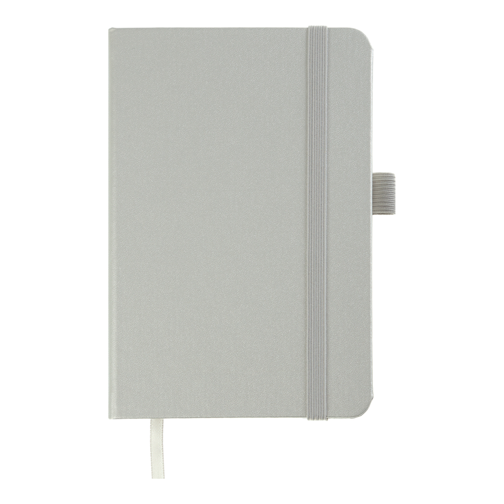 Книга записна Buromax ETALON 95 х 140 мм, 96 аркушів, клітинка, срібний (BM.296160-24)