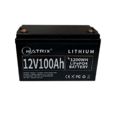Батарея LiFePo4 Matrix 12.8V-100Ah 1,28kWh (MLR 12100)
