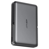 Батарея універсальна Acefast Magnetic Wireless 10000mAh, 22.5W, PD, QC/3.0, QI 15W, with holder M17, Black (6974316284000)