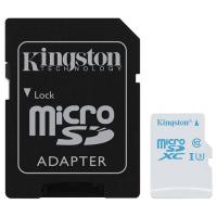 Карта пам'яті Kingston 64GB microSD class10 USH-I U3 (SDCAC/64GB)