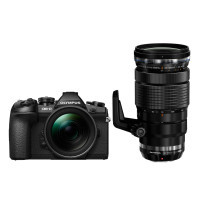 Цифровий фотоапарат Olympus E-M1 mark II Double Zoom PRO 12-40+40-150Kit B/B/B (V207061BE010)