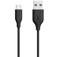 Дата кабель USB 2.0 AM to Micro 5P 0.9m V3 Powerline Black Anker (A8132H12)