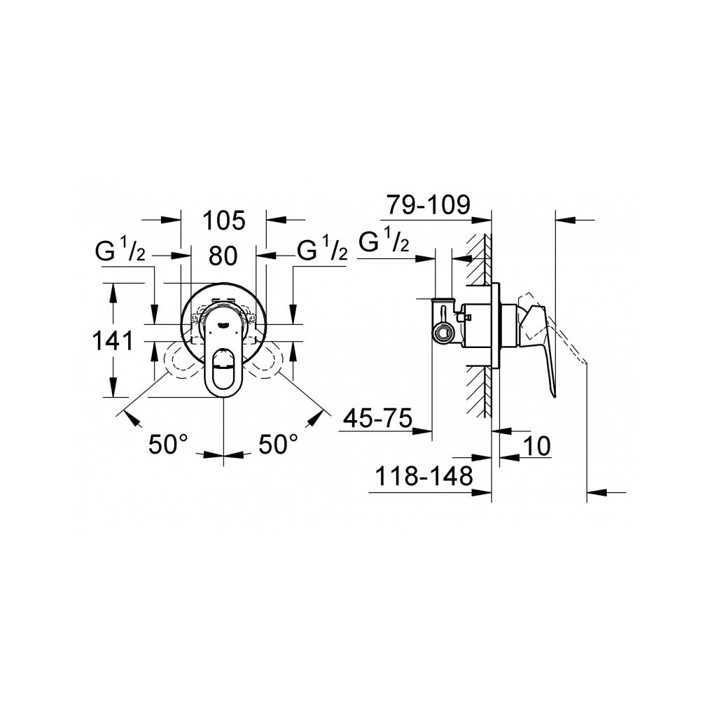 Змішувач Grohe BauLoop (29042000)