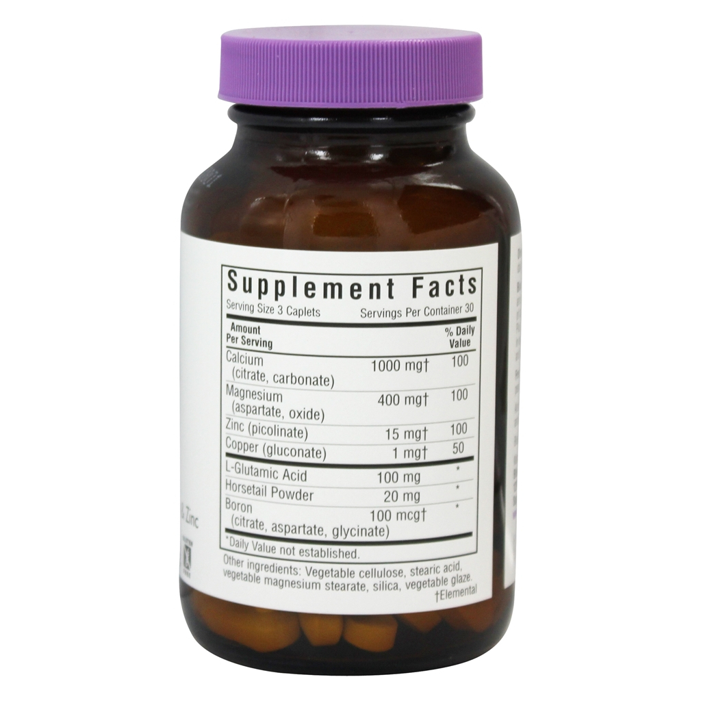 Мінерали Bluebonnet Nutrition Кальцій Магній + Цинк, 90 капсул (BLB0698)