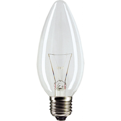 Light bulb Philips Stan 60W E27 230V B35 CL 1CT/10X10F (921501544237)