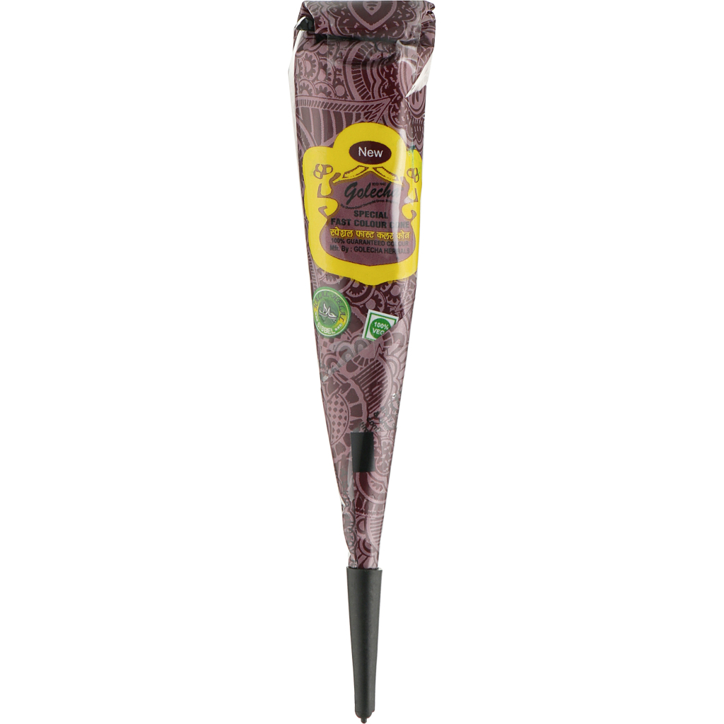 Хна для розпису Golecha в конусі Фіолетова 25 г (8904054705084)
