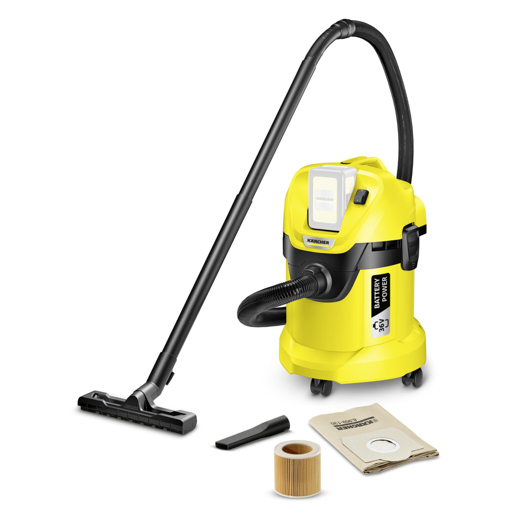 Пилосос будівельний Karcher WD 3 Battery (без АКБ та ЗП) (1.629-910.0)