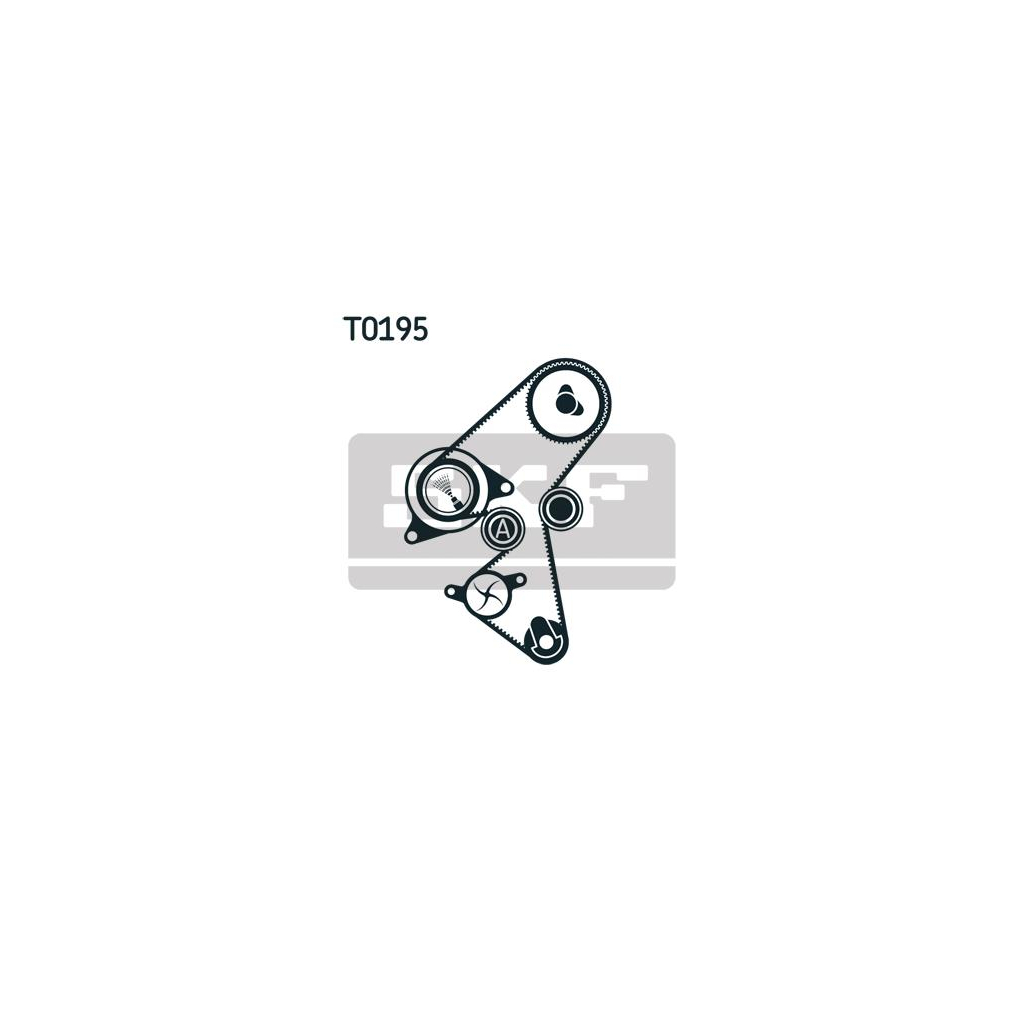 Комплект ременя ГРМ з помпой SKF VKMC 03140 Комплект ременя ГРМ з помпой SKF VKMC 03140