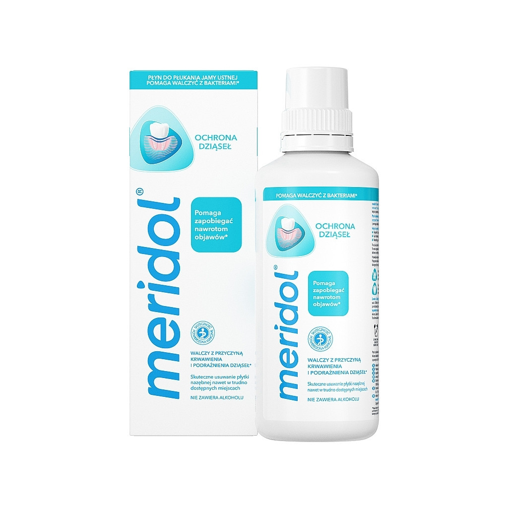 Ополіскувач для порожнини рота Meridol Gum Protection від кровоточивості ясен 400 мл (7610108052714/8718951560437)