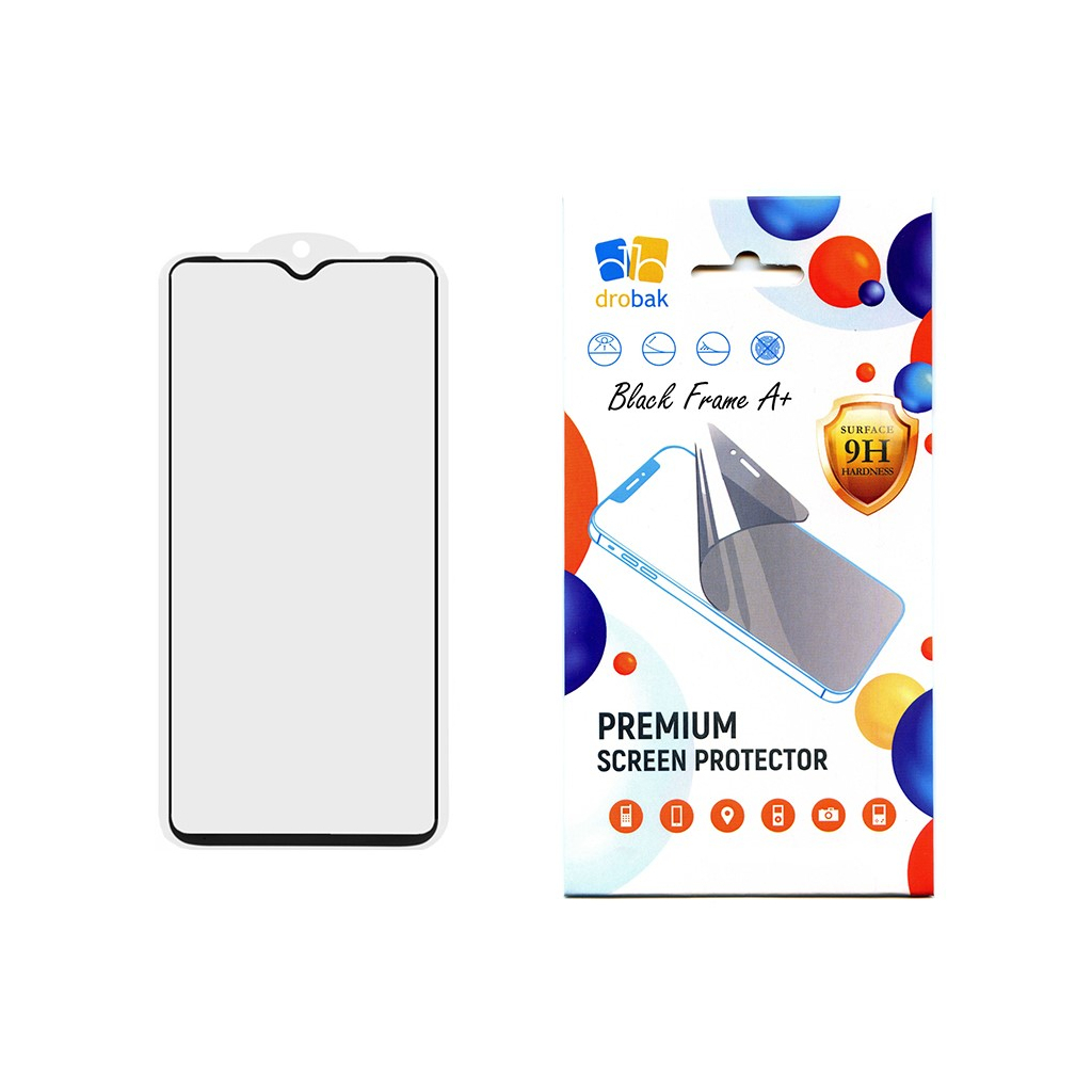 Скло захисне Drobak Motorola E13 Black Frame A+ (717142)