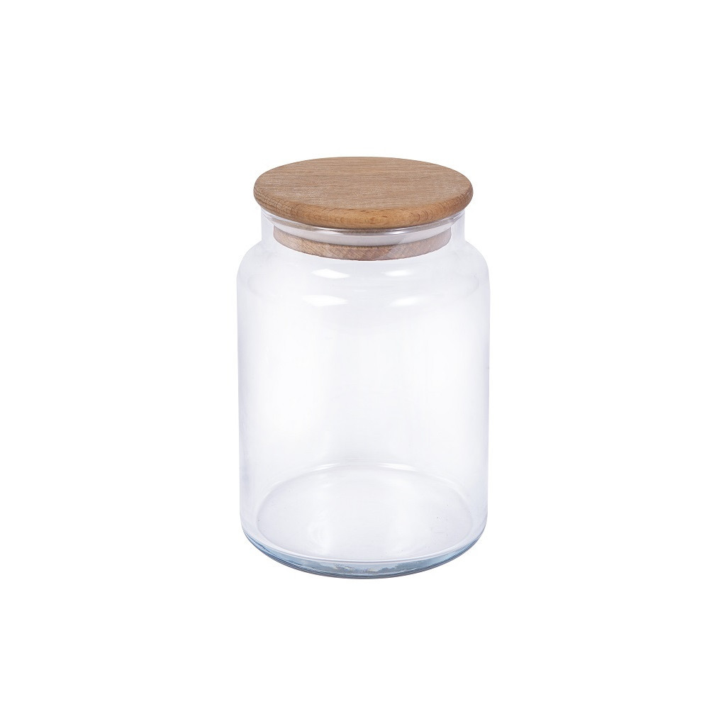 Банка Herevin Wooden cover 0.89 л (232008-260)