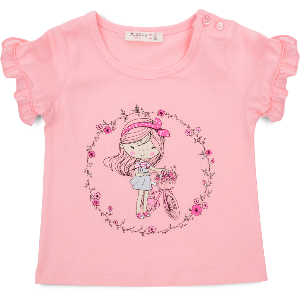 Набір дитячого одягу Breeze з дівчинкою (18595-92G-pink)