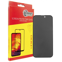 Скло захисне Dengos Full Glue Privacy iPhone 14 Pro Max (black) (TGFGP-32)