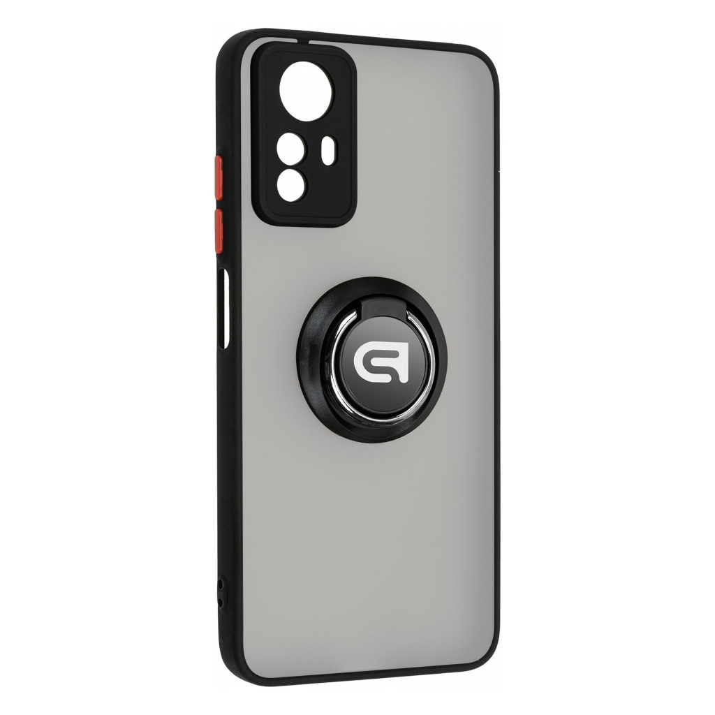 Чохол до мобільного телефона Armorstandart Frosted Matte Ring Xiaomi Redmi Note 12s 4G Black (ARM68898) Чохол до мобільного телефона Armorstandart Frosted Matte Ring Xiaomi Redmi Note 12s 4G Black (ARM68898)