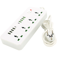 Network power filter Voltronic TV-T91, 4x, 8*USB+2PD White (TV-T91-White)