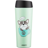 Термокружка ARDESTO Coffee Тime Frenchie 450 мл Зелена (AR2645DG)