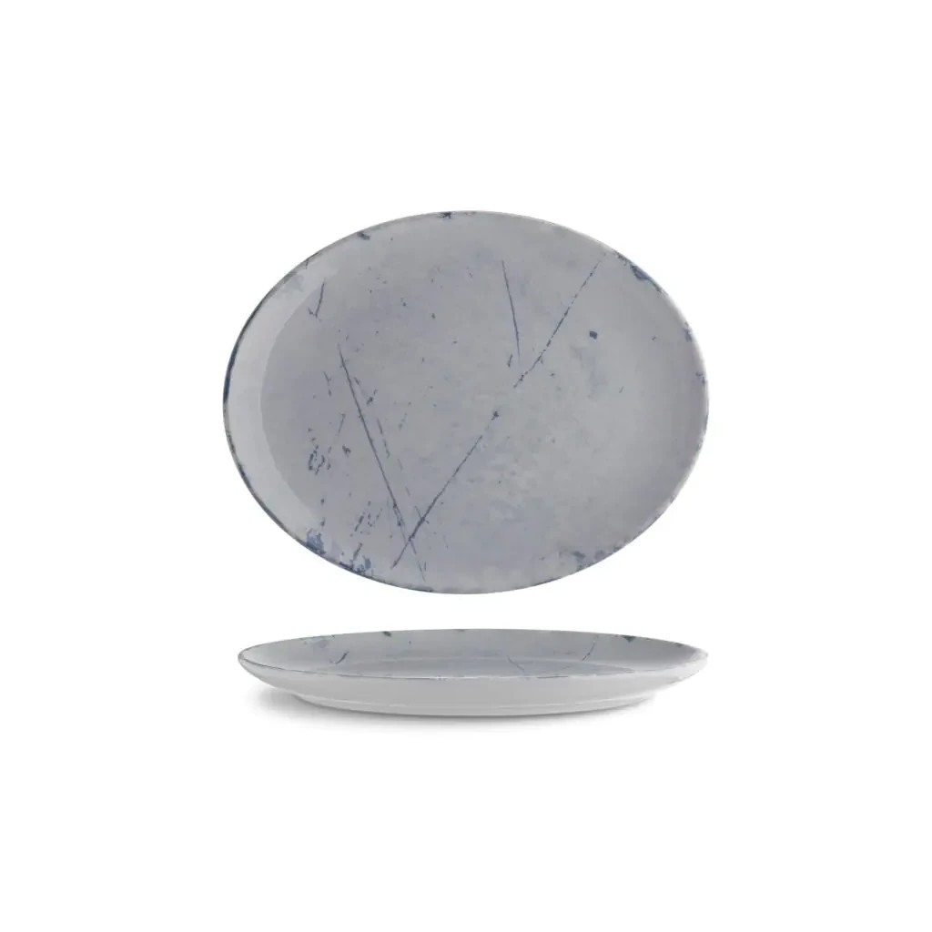 Блюдо G.Benedikt Isabelle 28 x 22 см Stone Blue (ISC3028-K0008)