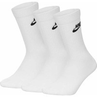 Socks Nike U NK NSW EVERYDAY ESSENTIAL CR 3PR DX5025-100 42-46 3 pairs White (196148785708)