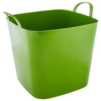 Household bucket Aleana Construction soft square Khaki 22 l (aln 127016/khaki)