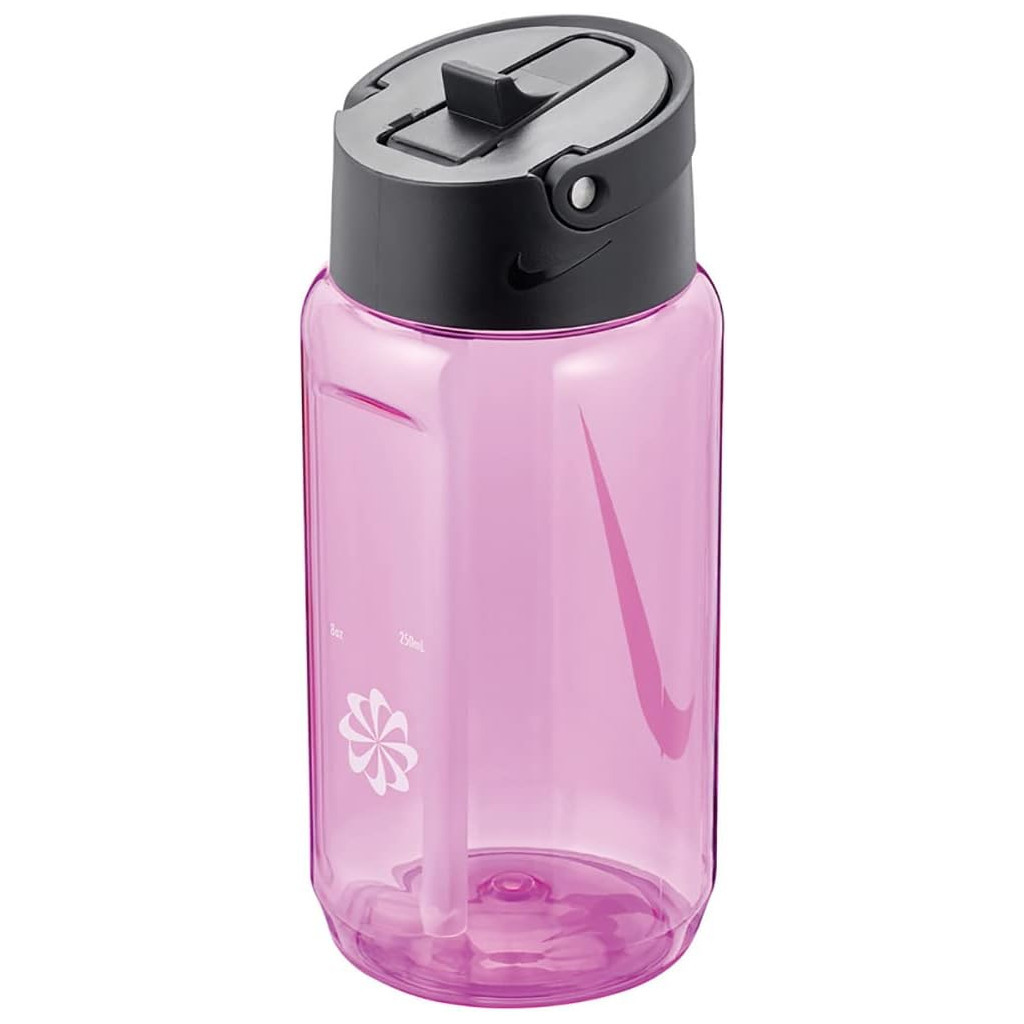 Пляшка для води Nike TR Renew Recharge Straw Bottle 16 OZ рожевий, чорний 473 мл N.100.7640.644.16 (887791733467)