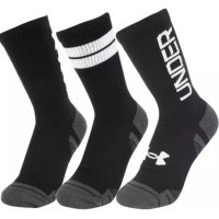 Шкарпетки Under Armour 1379515-002 Perf Tech Nov 3 пари Crew чорний XL (196884681999)