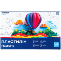 Пластилін Kite Classic 24 кольори, 480 г (K-089)