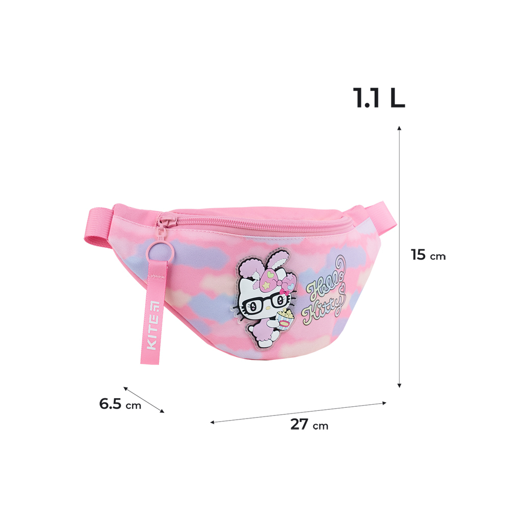 Сумка-бананка Kite Hello Kitty Рожева (HK24-2577)