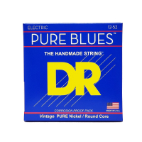 DR Strings PURE BLUES Electric Guitar Strings - Extra Heavy (12-52) (PHR-12)