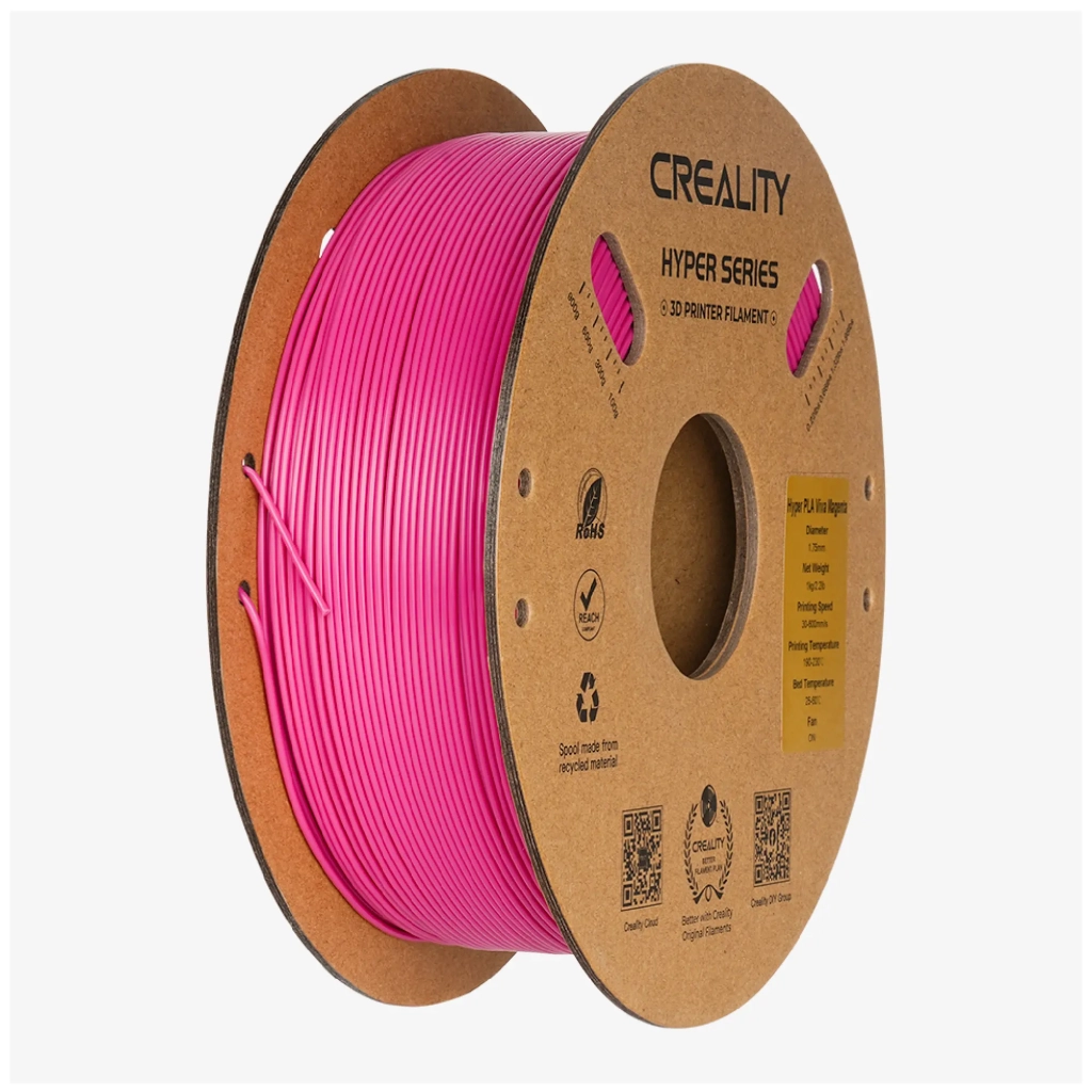 Пластик для 3D-принтера Creality PLA Hyper 1кг, 1.75мм, magenta (3301010413)