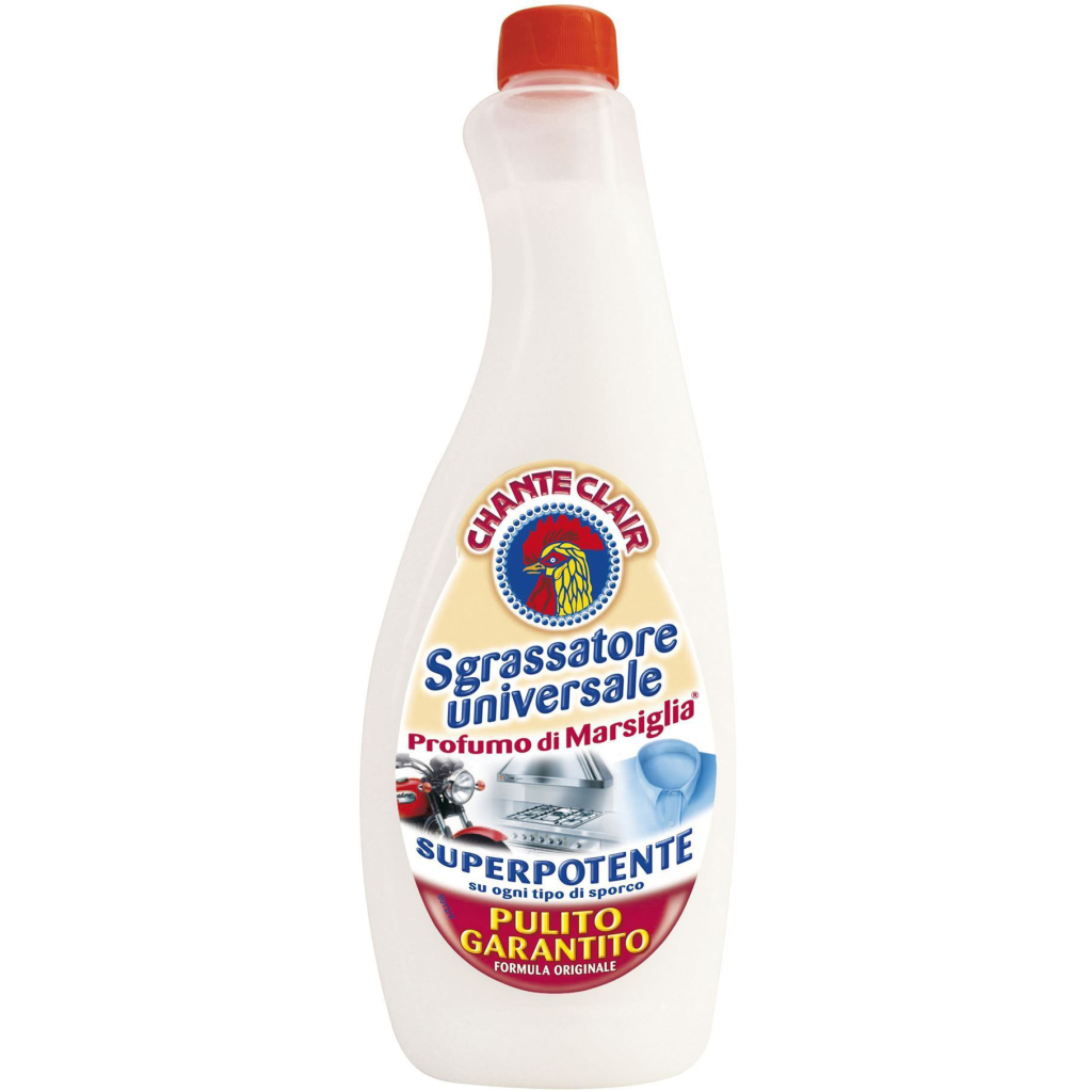 Спрей для чищення кухні ChanteClair Sgrassatore Знежирюючий Марсельське мило Запаска 600 мл (8015194508180)