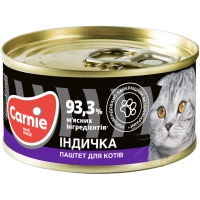 Паштет для котів Carnie м'ясний з індичкою 100 г (4820255190068)