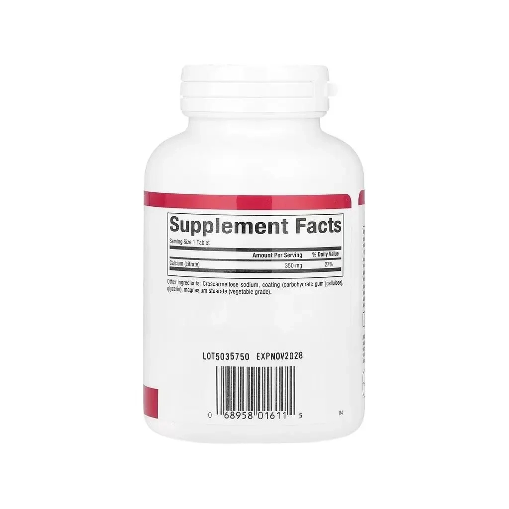 Мінерали Natural Factors Кальцій цитрат, 350 мг, Calcium Citrate, 90 таблеток (NFS-01611) Мінерали Natural Factors Кальцій цитрат, 350 мг, Calcium Citrate, 90 таблеток (NFS-01611)