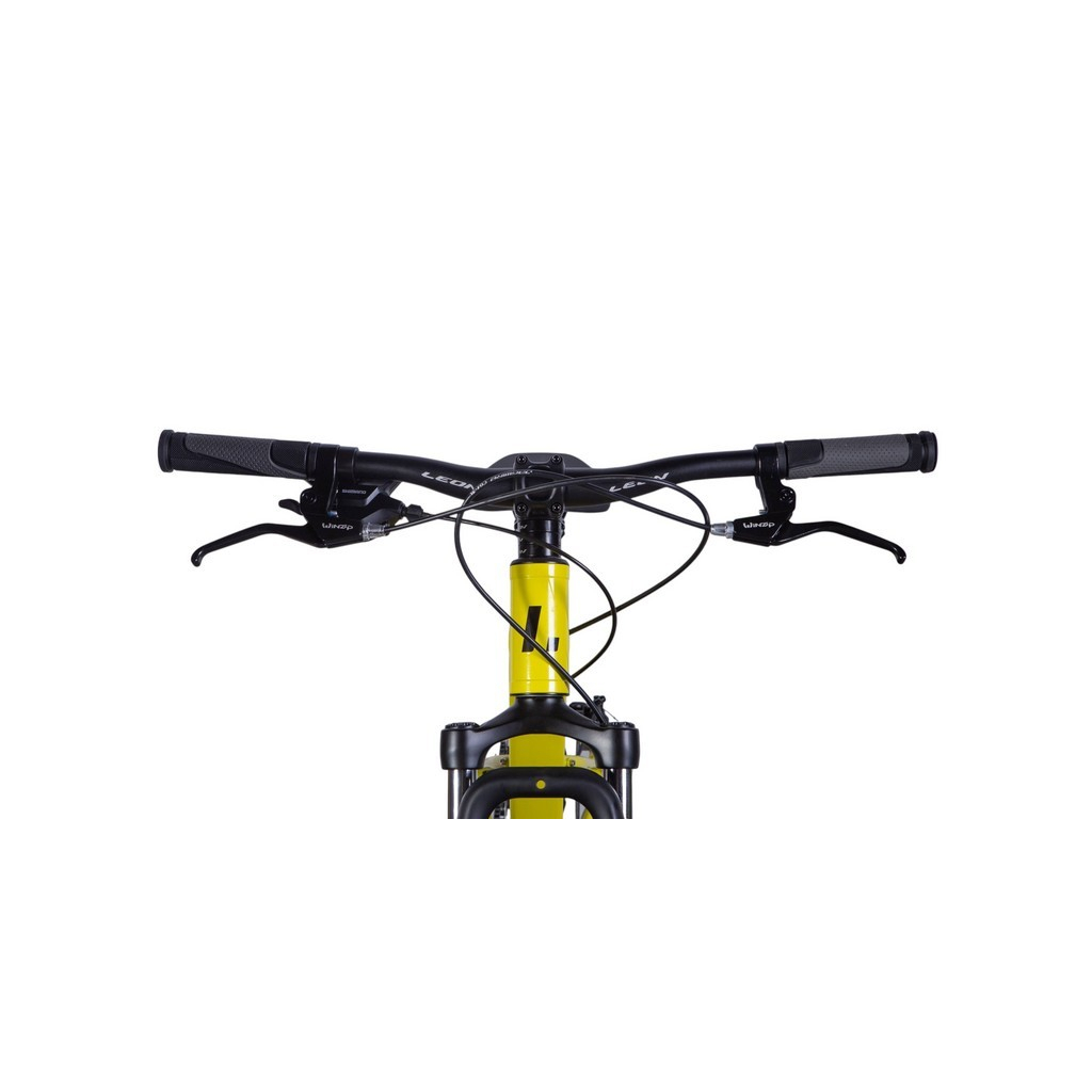 Велосипед Leon 24" JUNIOR DD рама-12" AL 2025 жовтий з чорним (OPS-LN-24-118)