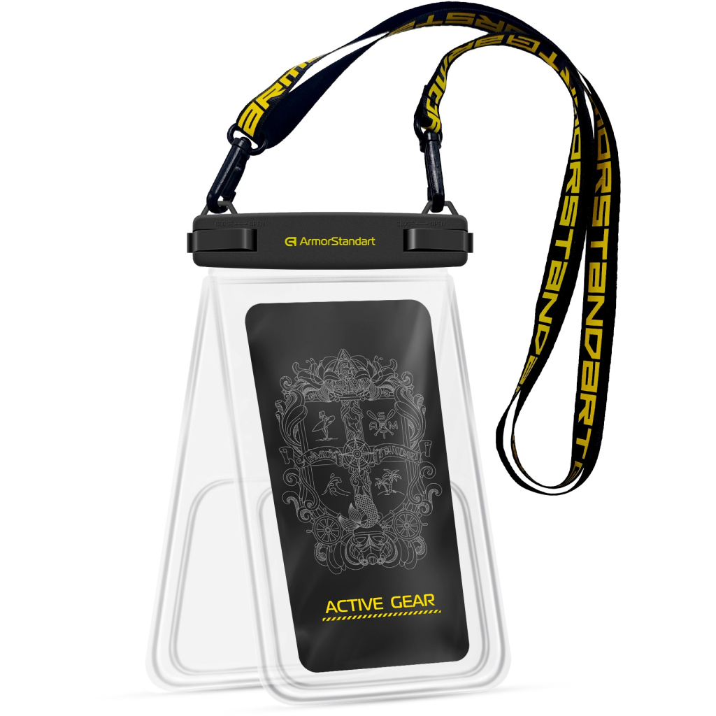 Чохол до мобільного телефона Armorstandart Waterproof Сapsule Double Pockets Black (ARM84415) Чохол до мобільного телефона Armorstandart Waterproof Сapsule Double Pockets Black (ARM84415)