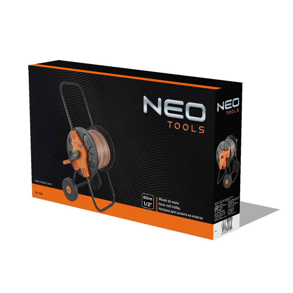 Візок для шлангу Neo Tools 60м 1/2" 20м 3/4" (15-793)