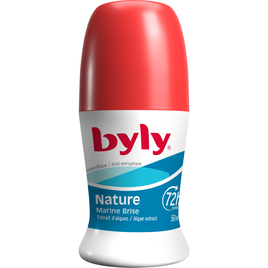 Антиперспірант Byly Marine Brise Кульковий з екстрактом водоростей Захист 48 години для всіх типів шкіри 50 мл (8411104003224)