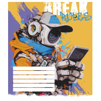 Notebook Schoolboy Break the rules 12 sheets cell (012-3492K)