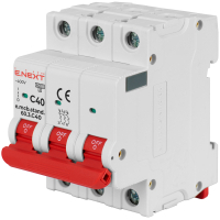 Automatic switch E.NEXT 3-pin e.mcb.stand. 40A C (6kA) (s002135)