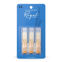 D'Addario Royal Sax Reed - Alto Sax #1.5 - 3-Pack (RJB0315)