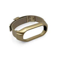 Ремінець до фітнес браслета BeCover Metal для Xiaomi Mi Smart Band 9 Gold (711980)