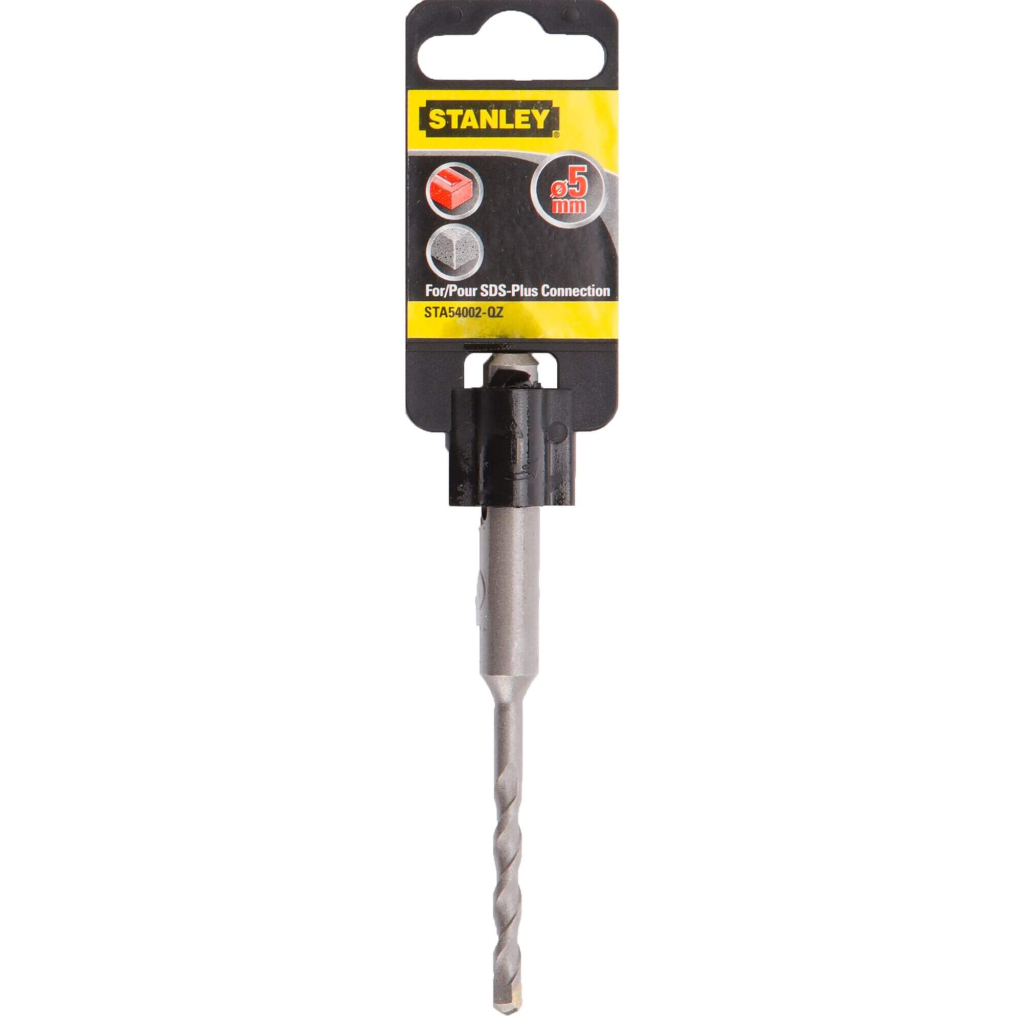 Бур Stanley SDS-Plus 5х50х110мм, 1шт. (STA54002) Бур Stanley SDS-Plus 5х50х110мм, 1шт. (STA54002)