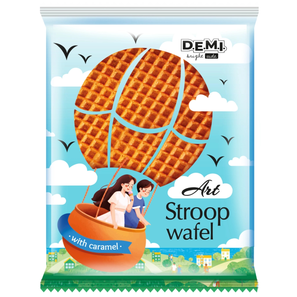 Вафлі Demi Карамельною начинкою та вершковим маслом 33 г (de.22064)