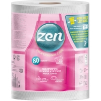 Paper towels Zen Professional Care 3 layers 615 tears 80 m 1 roll (5944582100305)