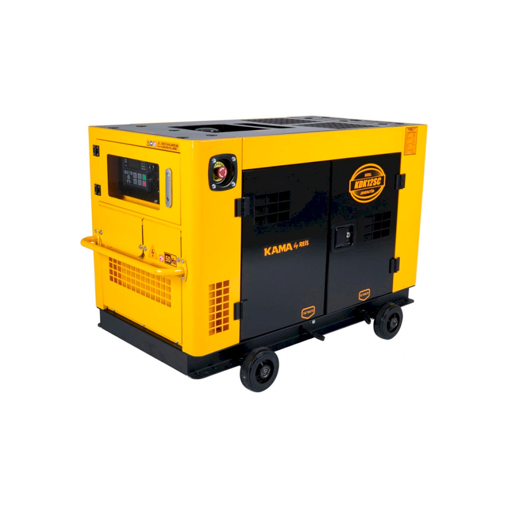 Генератор KAMA дизельний KDK12SC3, 3-ф. 220/400V, 50Hz, 12kVA/10kW, 26л, 3 л/год, стартер (KDK12SC3) Генератор KAMA дизельний KDK12SC3, 3-ф. 220/400V, 50Hz, 12kVA/10kW, 26л, 3 л/год, стартер (KDK12SC3)