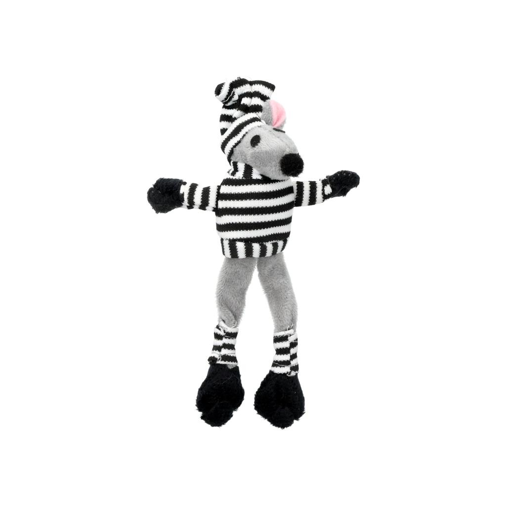 Іграшка для котів Hippie Pet Миша-морячок сіра 18 см (HIPCT2304100) Іграшка для котів Hippie Pet Миша-морячок сіра 18 см (HIPCT2304100)