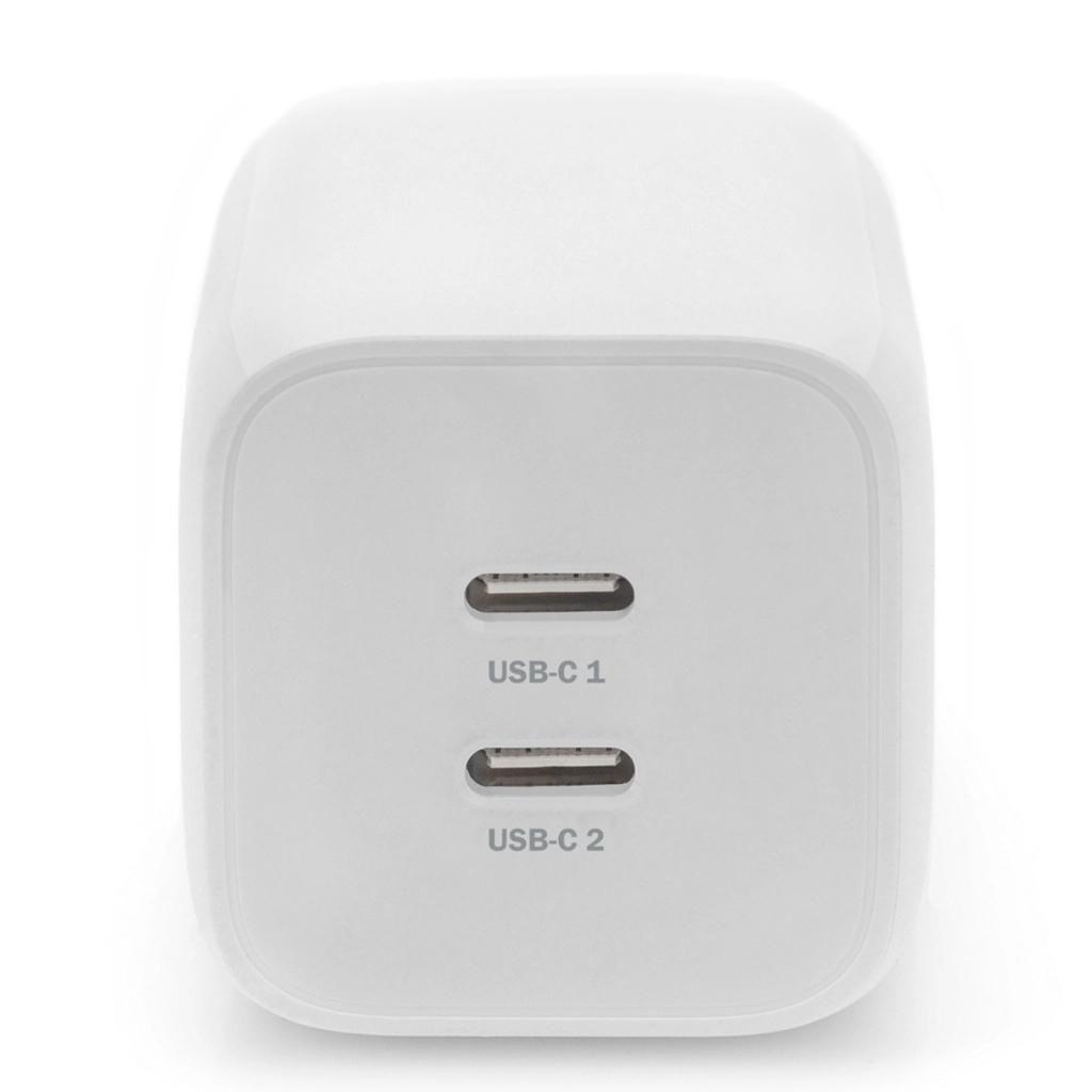 Зарядний пристрій Digitus 2xUSB-C PD65W GaN (DA-10063) Зарядний пристрій Digitus 2xUSB-C PD65W GaN (DA-10063)