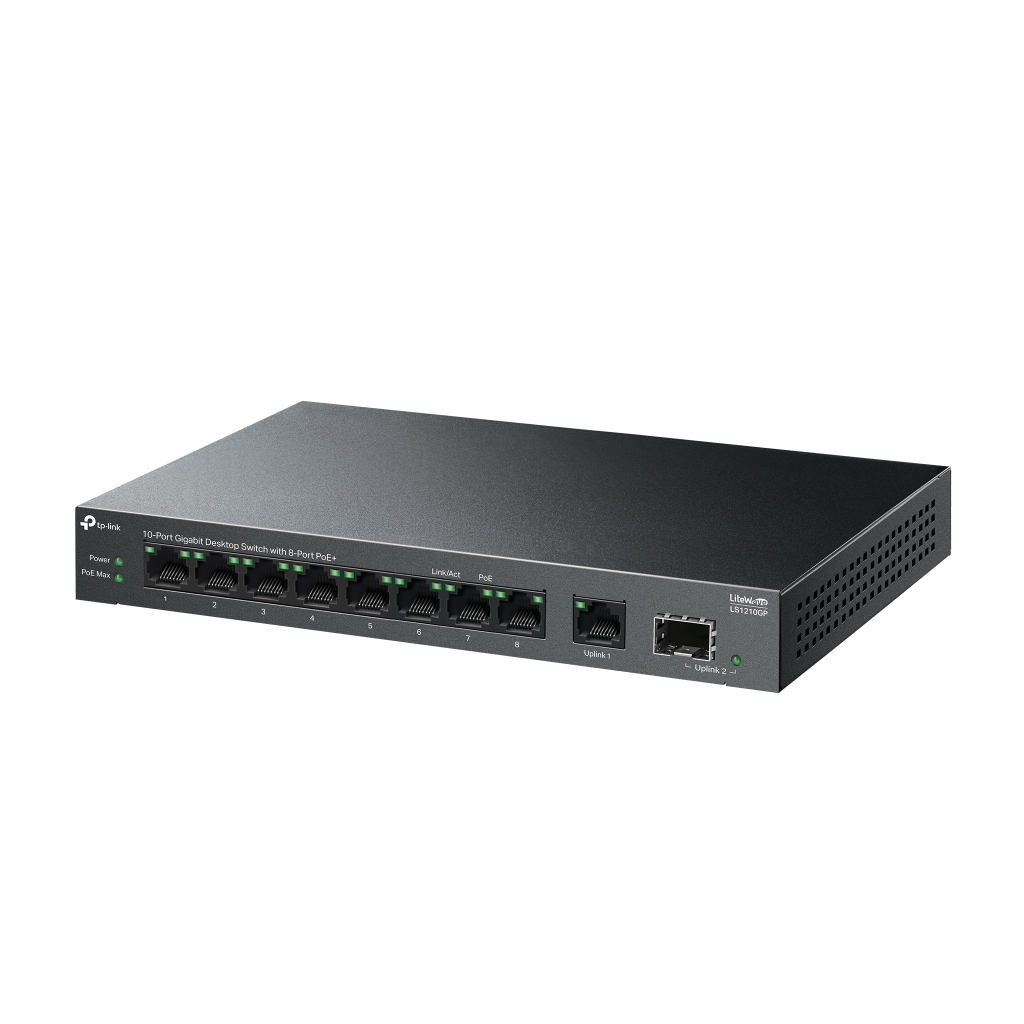 Комутатор мережевий D-Link LS1210GP