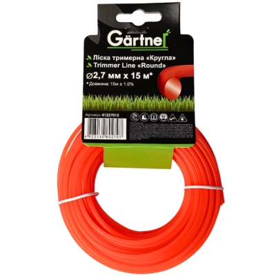 Жилка косильна Gartner "Кругла" 2,7 мм × 15 м (41227015)