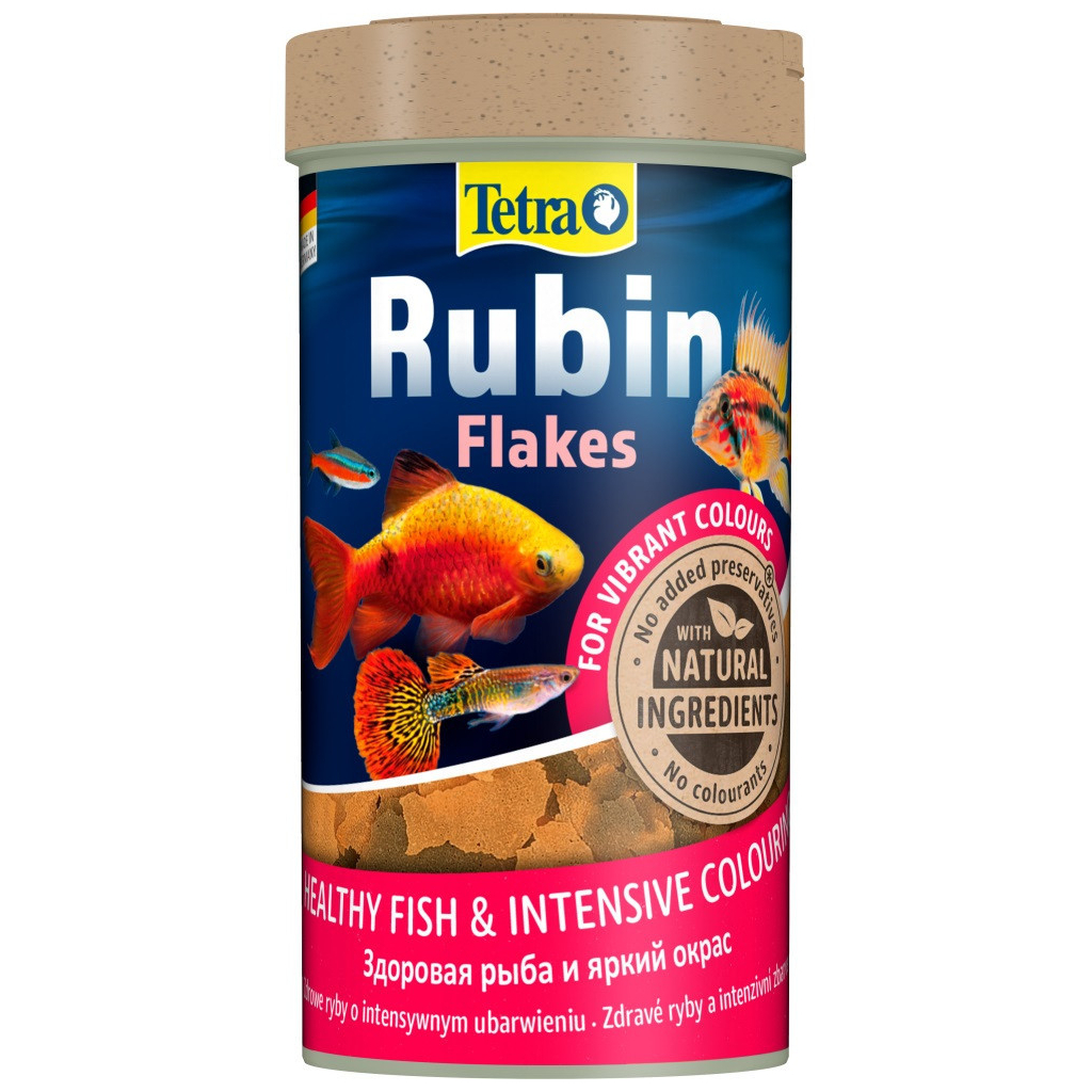 Корм для риб Tetra Rubin Flakes для забарвлення пластівці 52 г/ 250 мл (4004218810440)